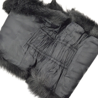 Gucci Fur Snood Stole Black