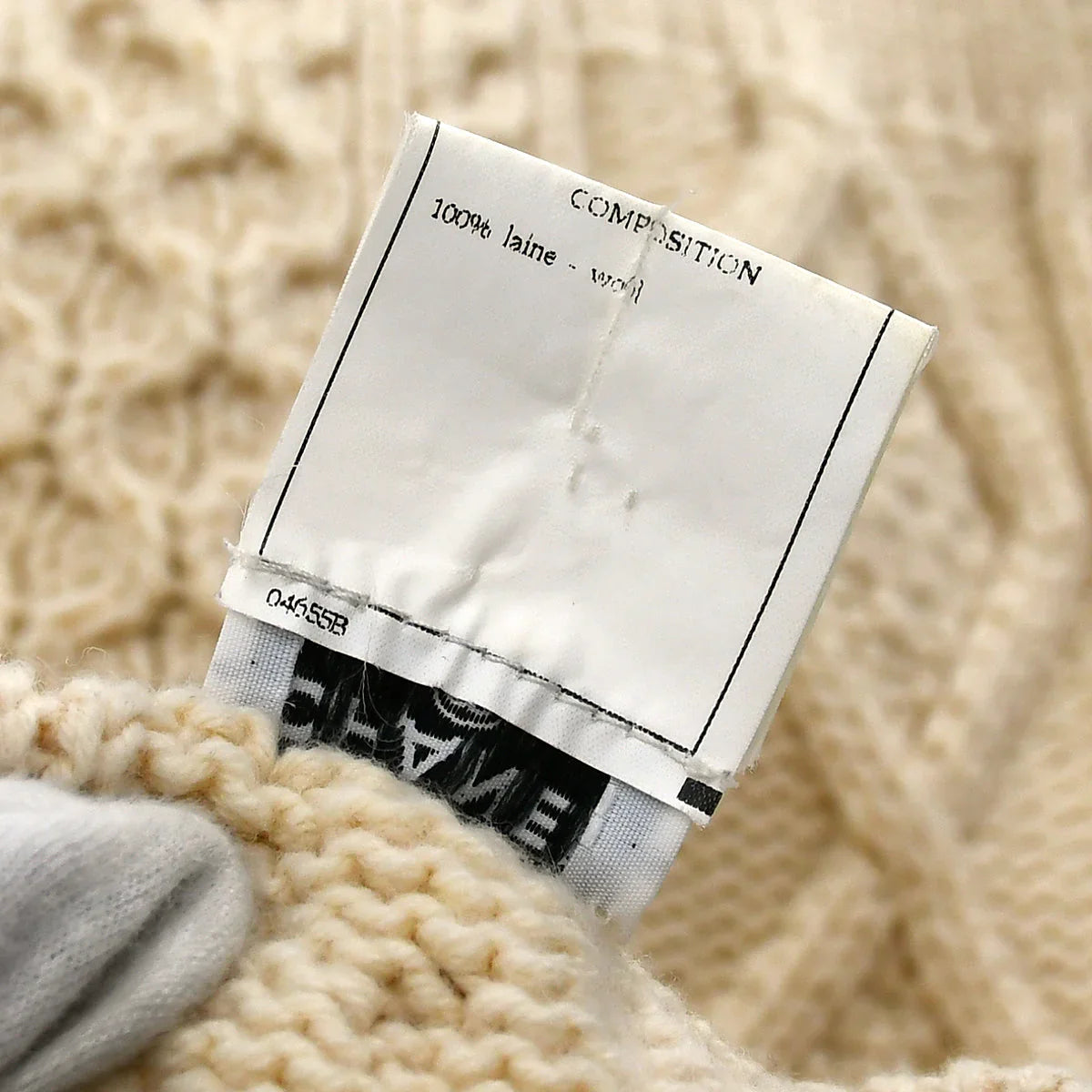 Chanel Vest Sweater Ivory 96A #38