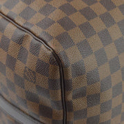 Louis Vuitton 2009 Damier Keepall Bandouliere 55 Duffle Bag N41414