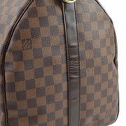 Louis Vuitton 2009 Damier Keepall Bandouliere 55 Duffle Bag N41414