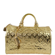 Louis Vuitton 2006 Gold Monogram Miroir Speedy 30 Handbag M95272