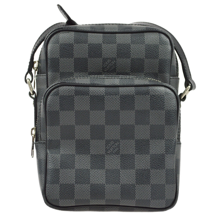 Louis Vuitton 2008 Damier Graphite Rem Shoulder Bag N41446