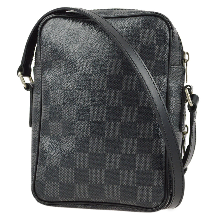 Louis Vuitton 2008 Damier Graphite Rem Shoulder Bag N41446