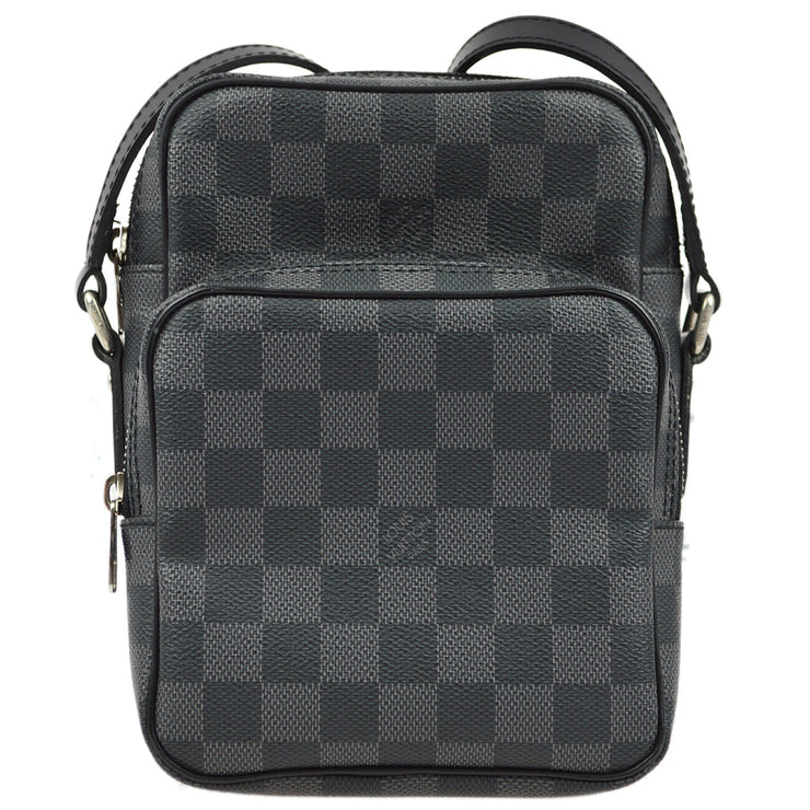 Louis Vuitton 2009 Damier Graphite Rem Shoulder Bag N41446