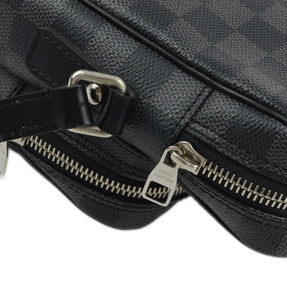 Louis Vuitton 2009 Damier Graphite Rem Shoulder Bag N41446
