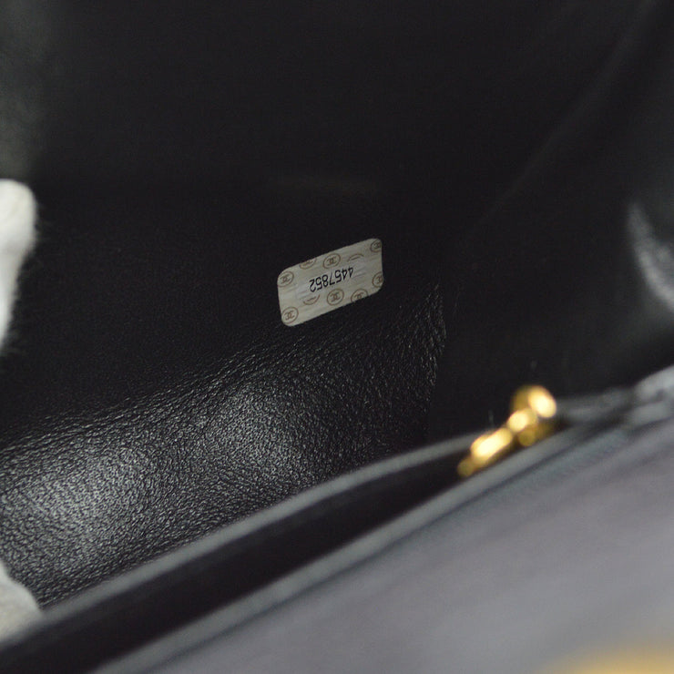 Chanel Black Caviar Single Flap Shoulder Bag