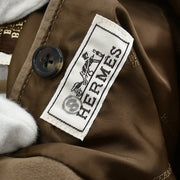 Hermes Zip Up Jacket Brown #54