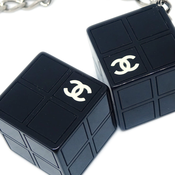 Chanel Cube Chain Belt Silver 04S Small Good