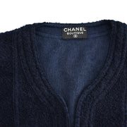 Chanel Setup Suit Jacket Skirt Navy #34