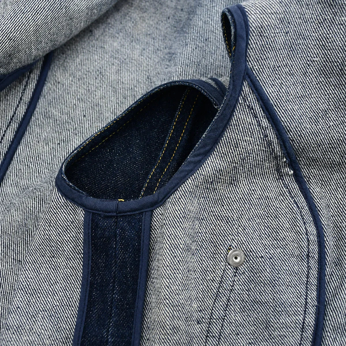 Chanel Vest Denim Jacket Indigo