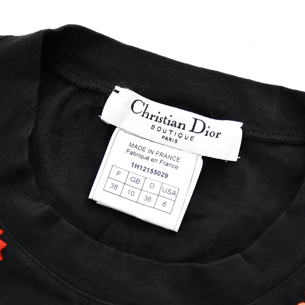 Christian Dior T-shirt Black #38