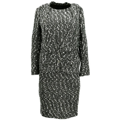 Chanel Setup Suit Jacket Dress Green 04A #36