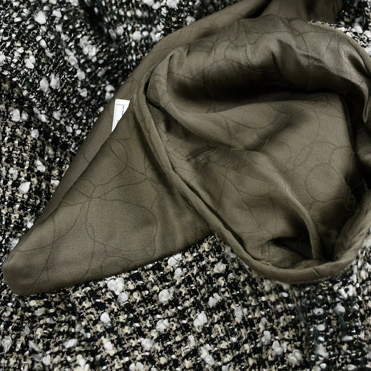 Chanel Setup Suit Jacket Dress Green 04A #36