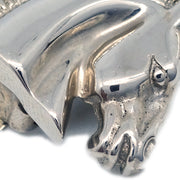 Hermes Bijouterie Fantaisie Horse Head Earrings Clip-On