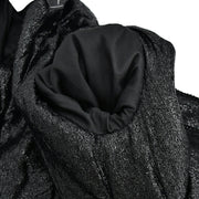 Chanel Setup Suit Jacket Skirt Black 98A #38