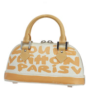 Louis Vuitton 2001 Graffiti Alma PM Handbag Beige M92178