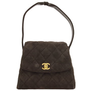 Chanel 1996-1997 Suede Handbag