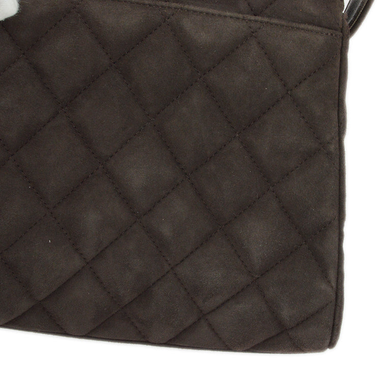Chanel 1996-1997 Suede Handbag