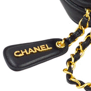 Chanel Black Lambskin Camera Bag Small