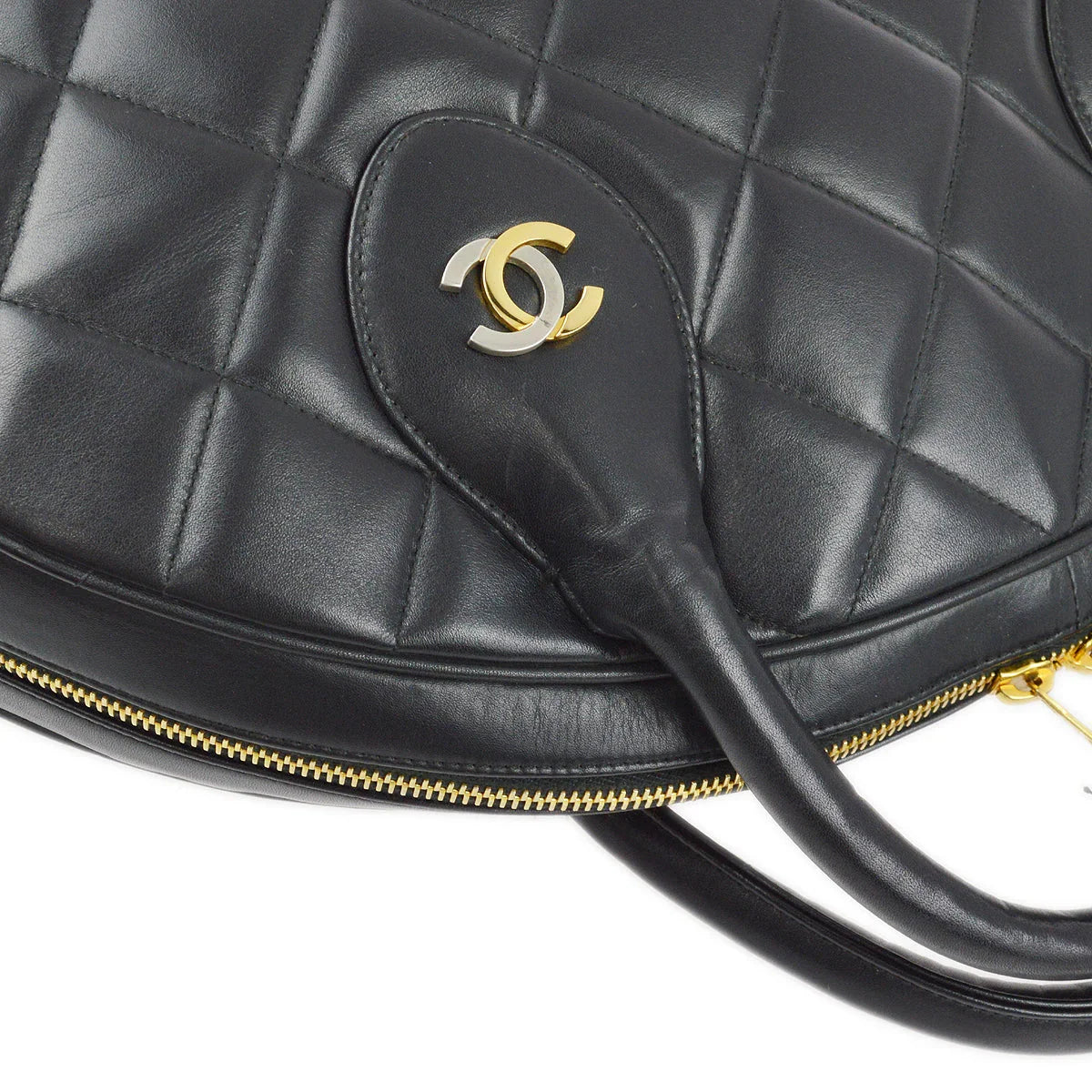 Chanel * 1997-1999 Black Lambskin Handbag