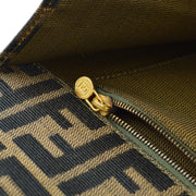 Fendi Brown Zucca 2way Shoulder Handbag