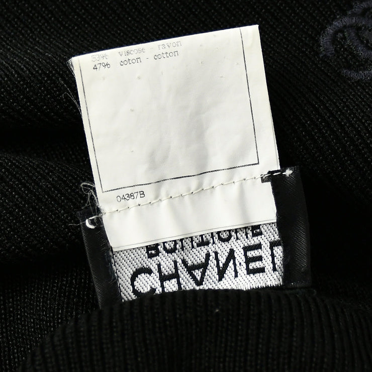 Chanel T-shirt Black 96P #42