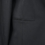 Chanel Single Breasted Jacket Black 96P #40