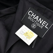 Chanel Single Breasted Jacket Black 96P #40