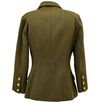 Chanel Single Breasted Jacket Khaki 96A #40