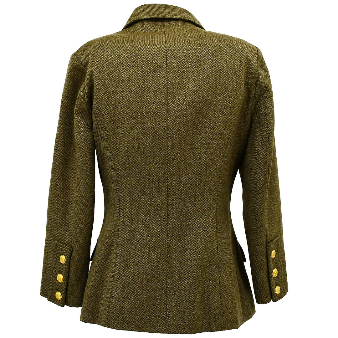 Chanel Single Breasted Jacket Khaki 96A #40 – AMORE Vintage