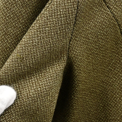 Chanel Single Breasted Jacket Khaki 96A #40
