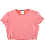 Chanel Cropped T-shirt Pink 97P #40