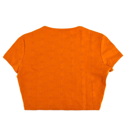 Chanel Cropped T-shirt Orange