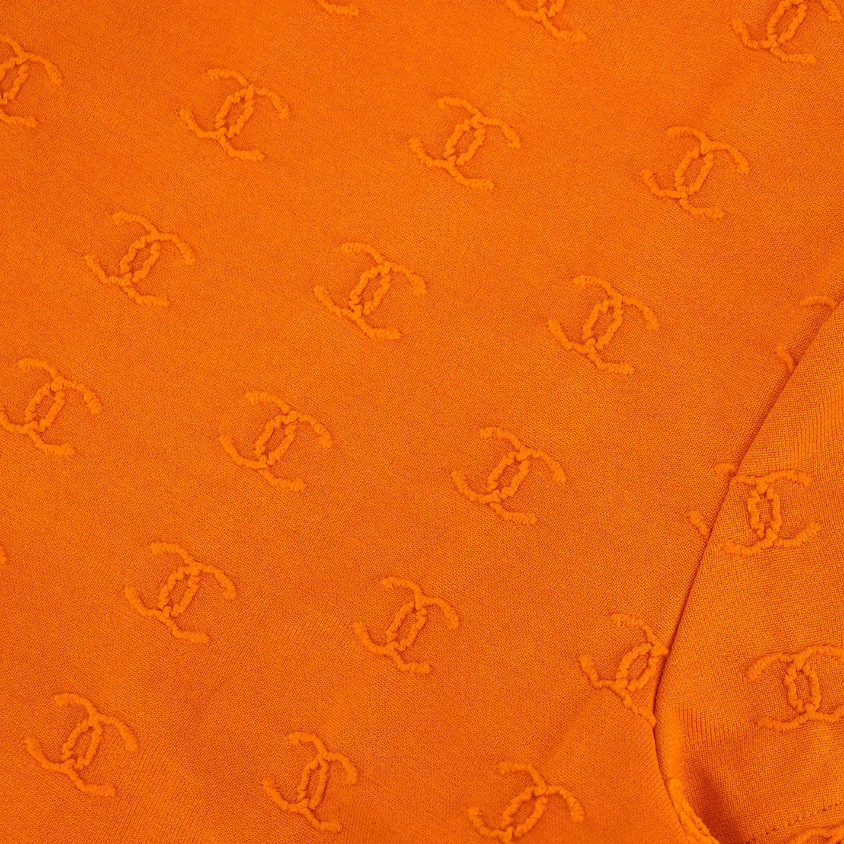 Chanel Cropped T-shirt Orange
