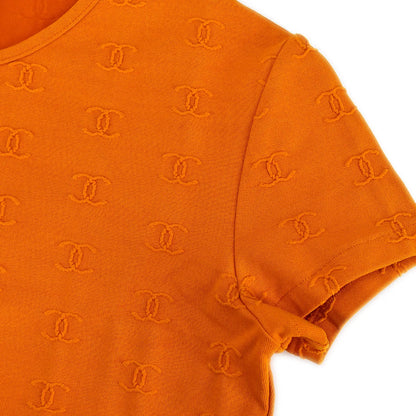 Chanel Cropped T-shirt Orange