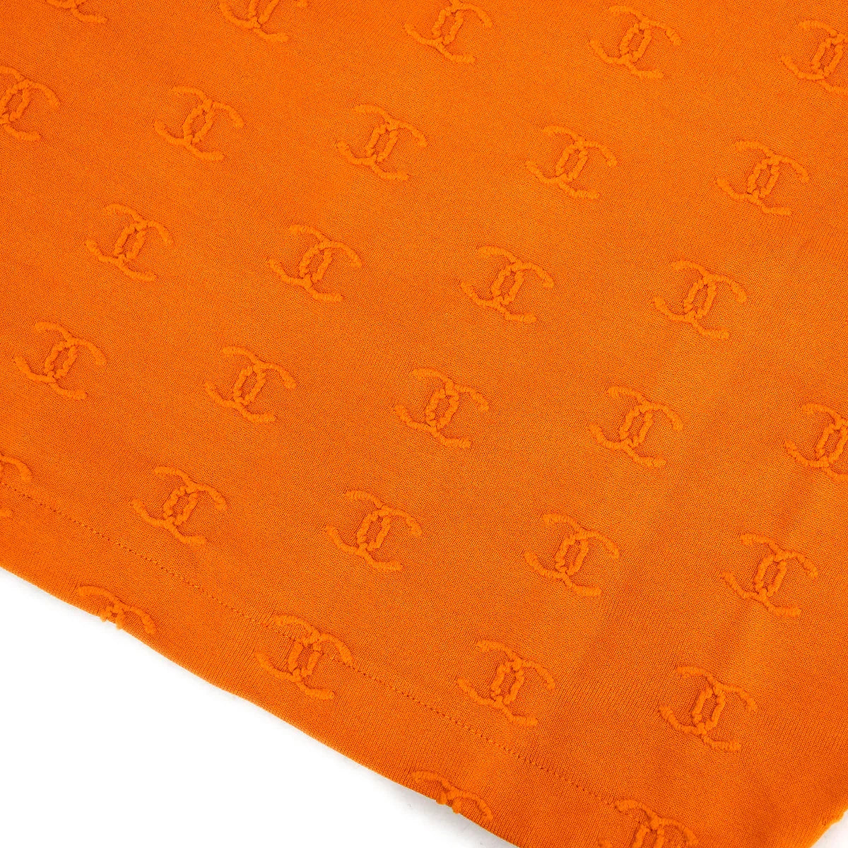 Chanel Cropped T-shirt Orange