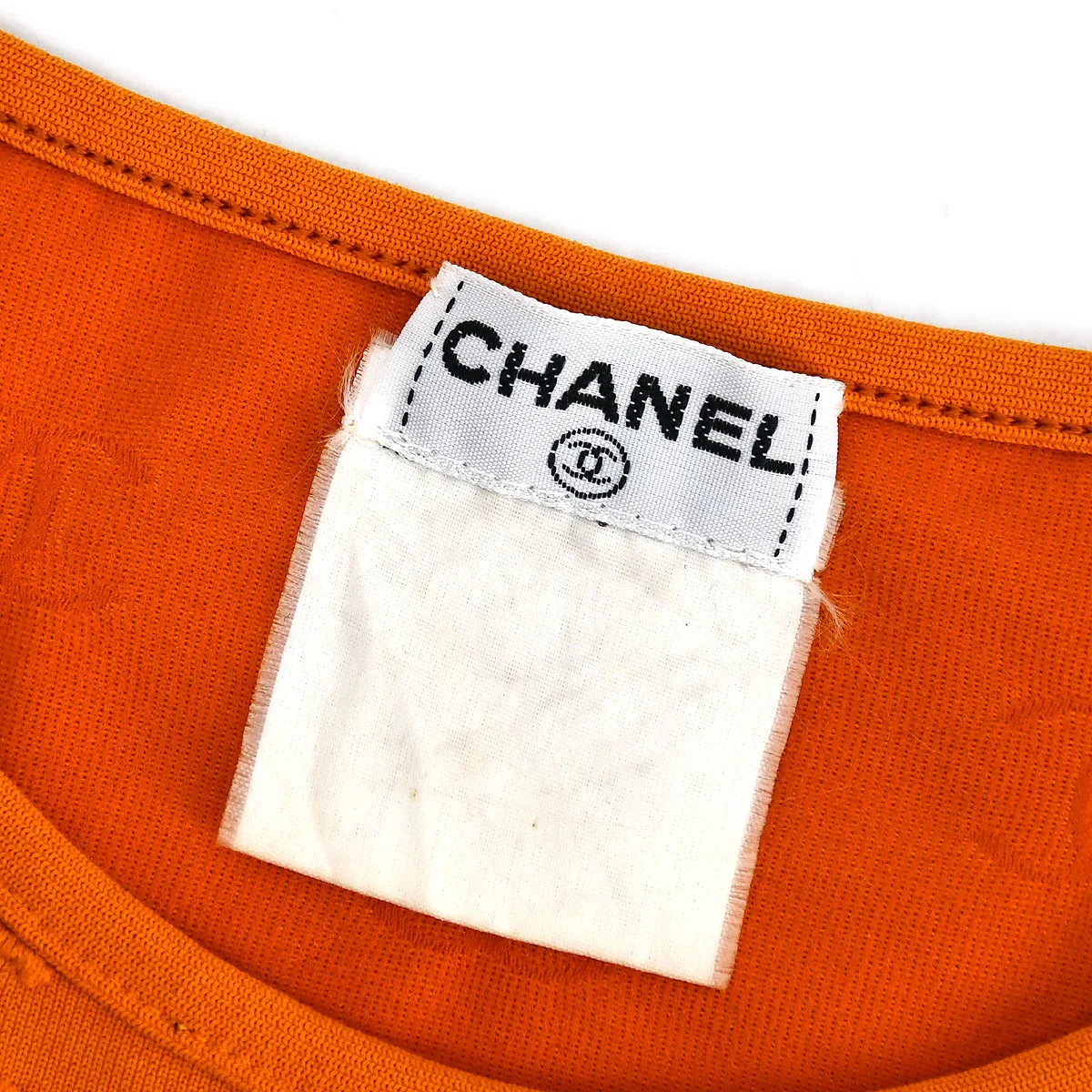 Chanel Cropped T-shirt Orange