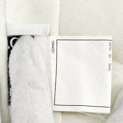 Chanel Short Sleeve Shirt White 97P #38