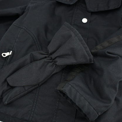 Chanel Sport Line Zip Up Hooded Jacket Black 02A #40