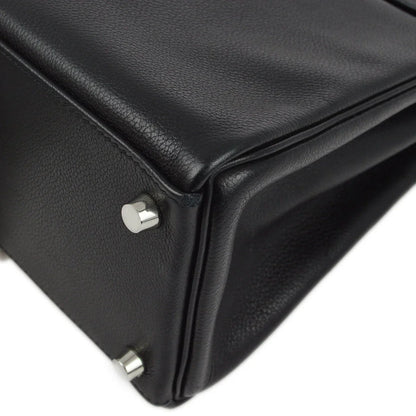 Hermes 2006 Black Evergrain Kelly 32 Retourne