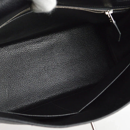 Hermes 2006 Black Evergrain Kelly 32 Retourne