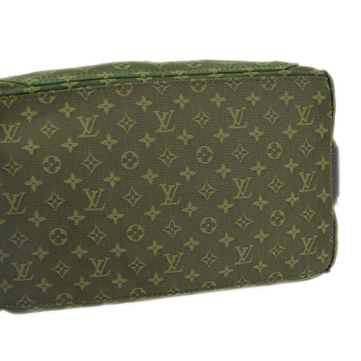 Louis Vuitton 2005 Green Monogram Mini Sac Marie Kate Handbag M92507