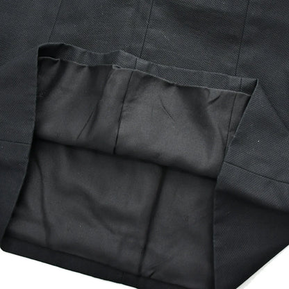 Chanel Setup Suit Jacket Skirt Black 98S #36