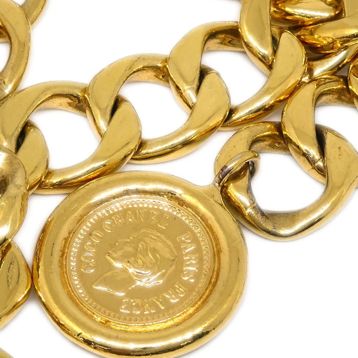 Chanel Medallion Chain Belt Small Good