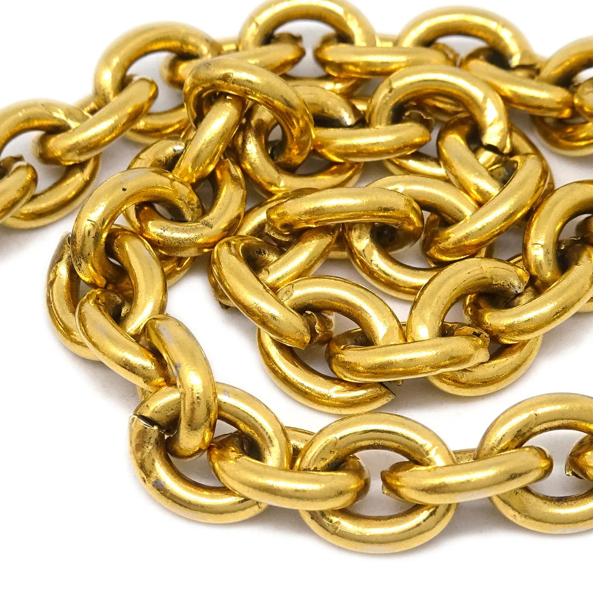 Chanel CC Chain Belt Gold 684 Small Good