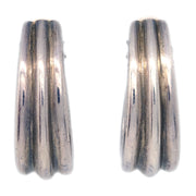 Hermes Earrings Clip-On Silver