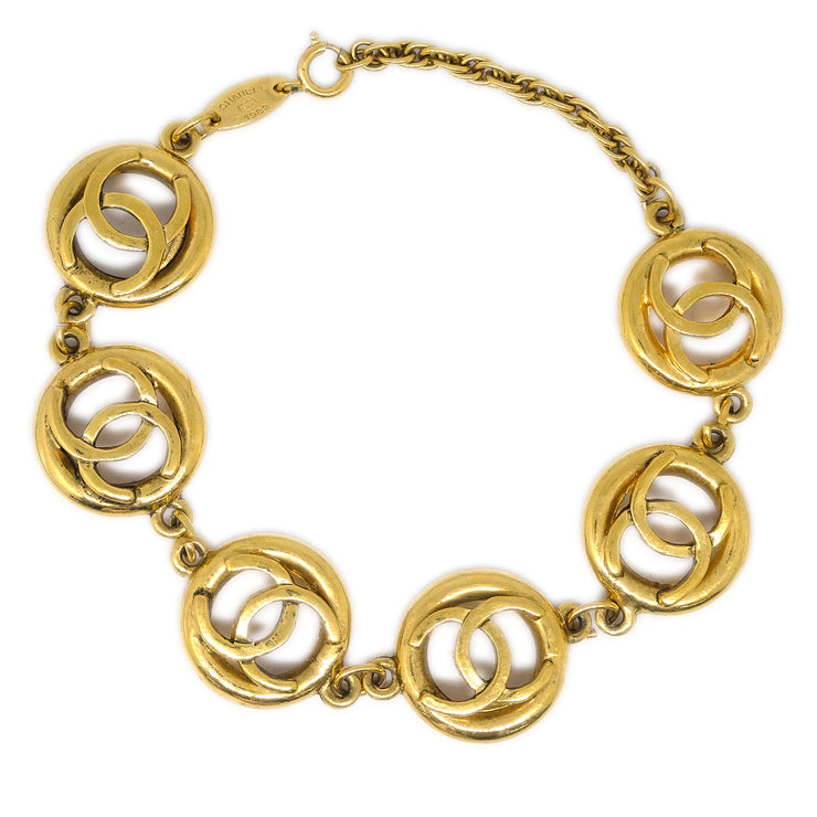 Chanel CC Bracelet Gold 1982