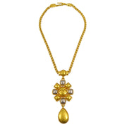 Chanel Gold Pendant Necklace 97A