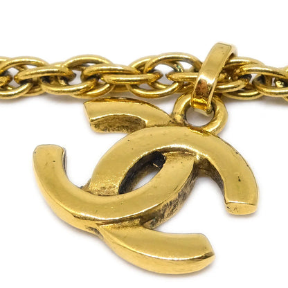 Chanel Gold CC Pendant Necklace