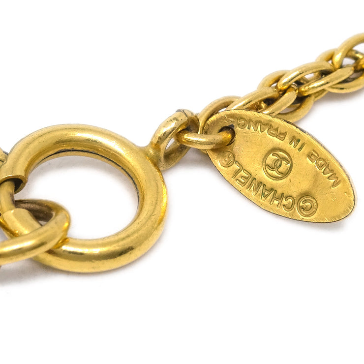 Chanel Gold CC Pendant Necklace